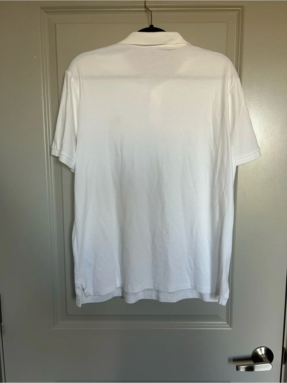 Ralph Lauren Polo Men's White Soft Touch Cotton Classic Fit Polo Shirt